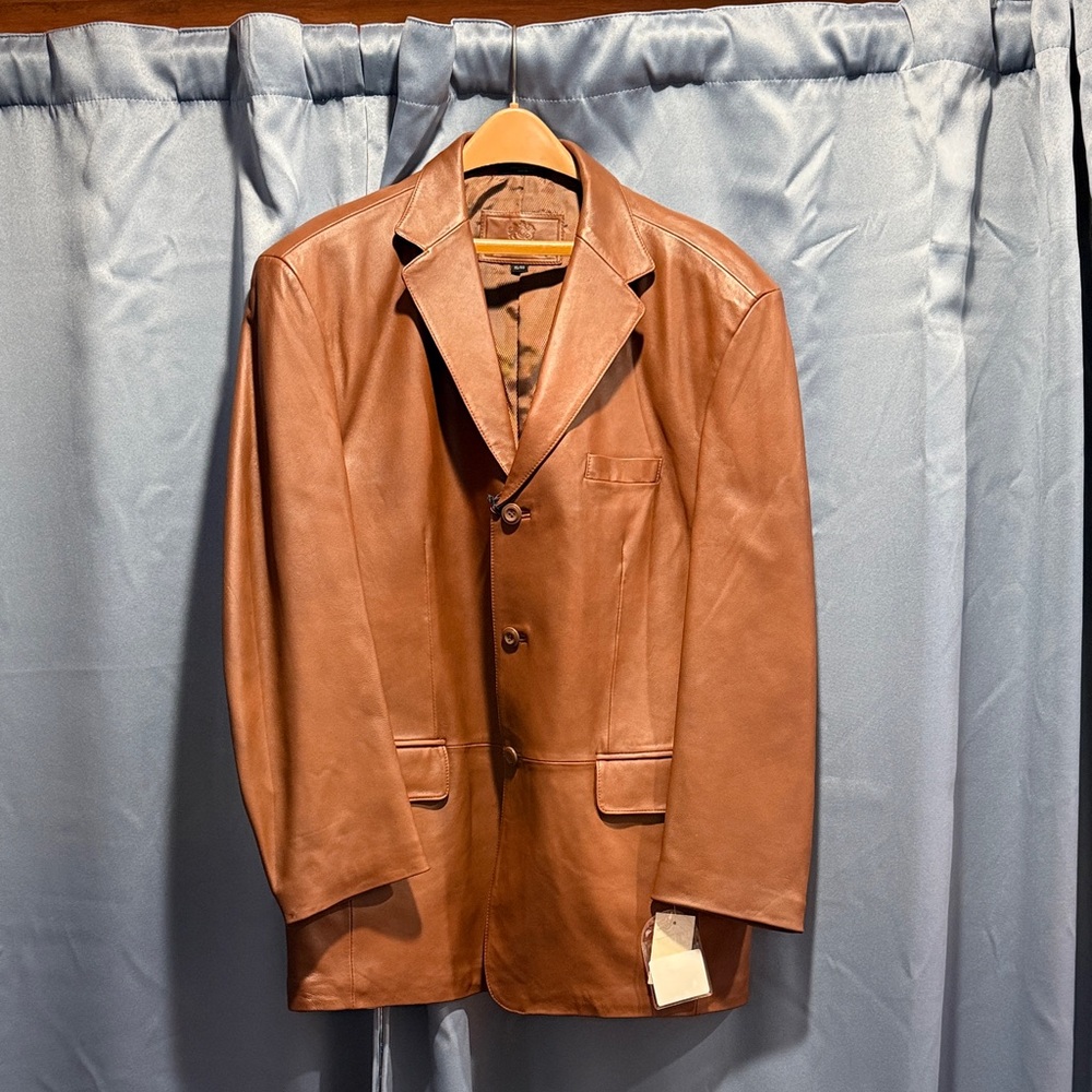 Stafford Brown Leather Jacket